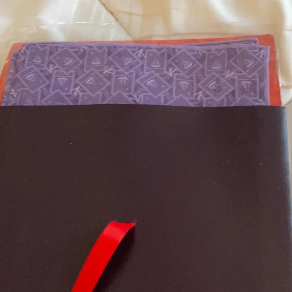 NEW ISAIA SILK POCHETTE POCKET SQUARE SCARF PURPLE SAILBOAT PATTERN